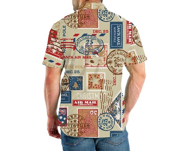 Printed panels, casual fashion trend shirt