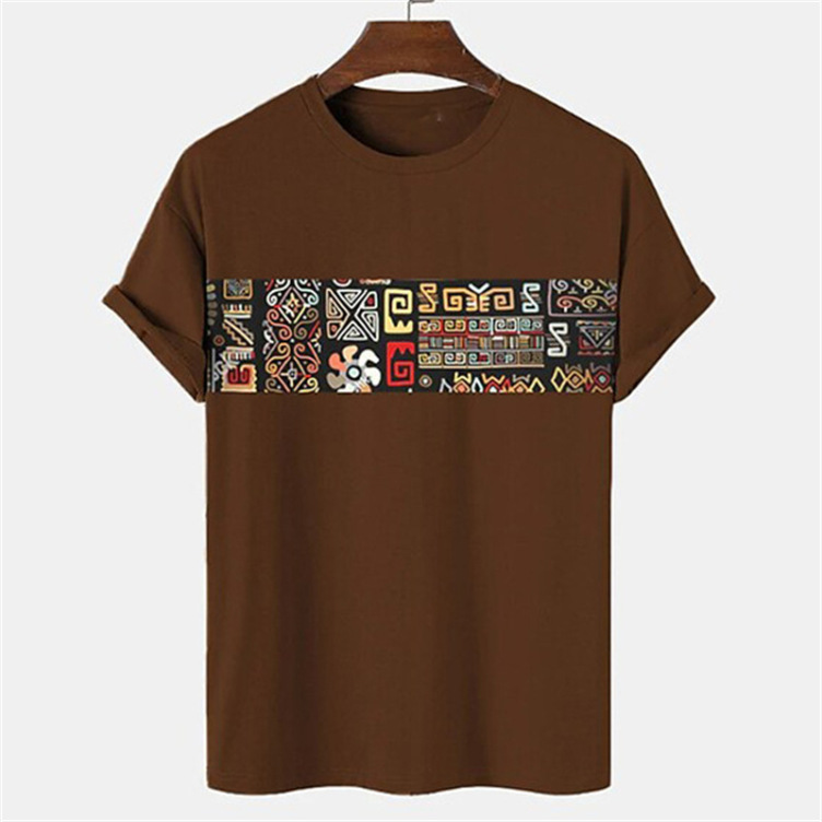 Casual crewneck fashion trend T-shirt