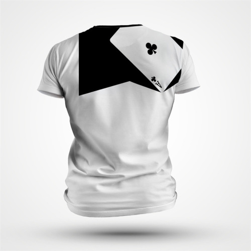 Digital print casual fashion trend T-shirt