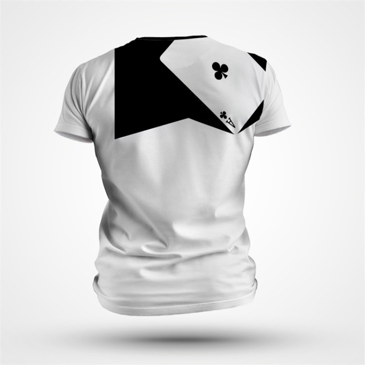 Digital print casual fashion trend T-shirt