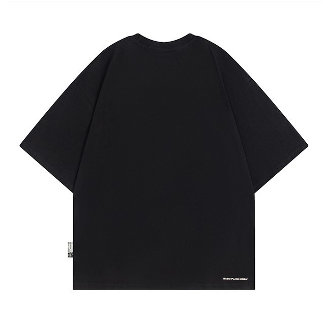 Monogram print casual fashion trend T-shirt