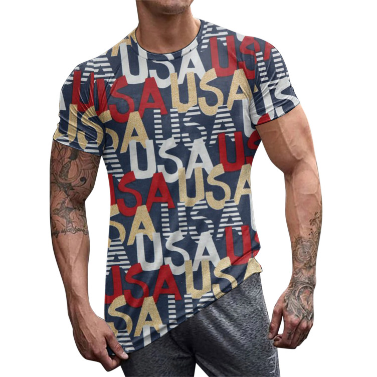Printed casual fashion T-shirt