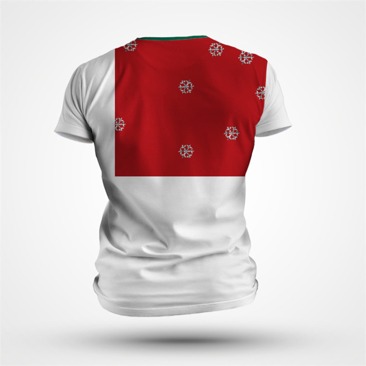Digital print casual fashion trend T-shirt