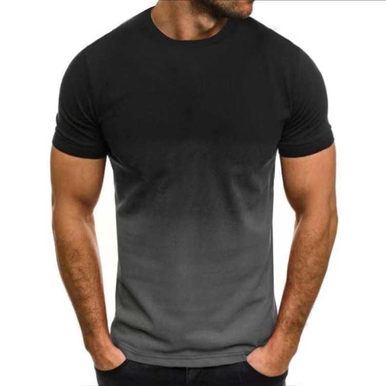 Digital printed short sleeve fashion trend T-shirt