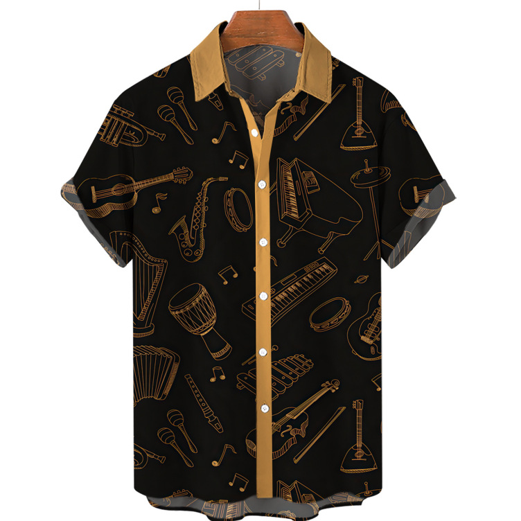 Printed casual fashion trend shirt