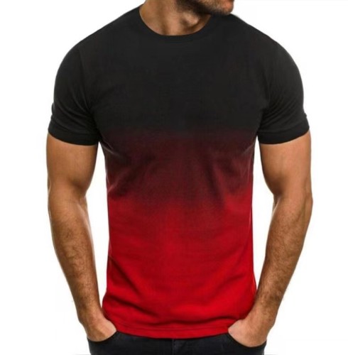 Digital printed short sleeve fashion trend T-shirt