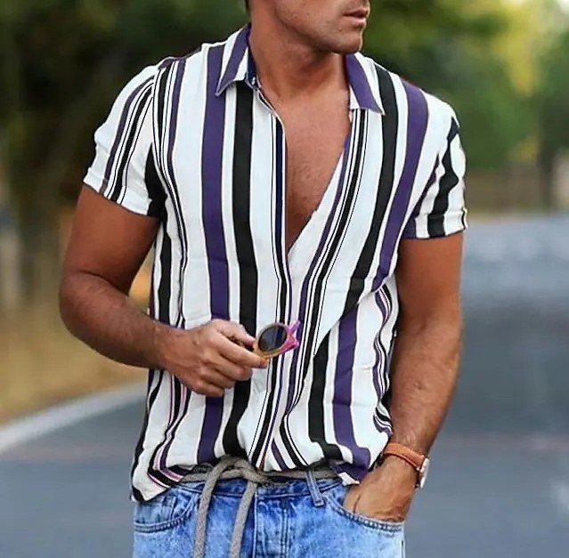 Printed casual fashion trend shirt