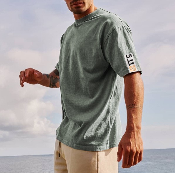Printed casual crewneck fashion trend T-shirt