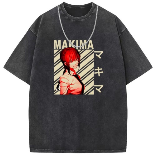 Printed crewneck casual fashion trend T-shirt