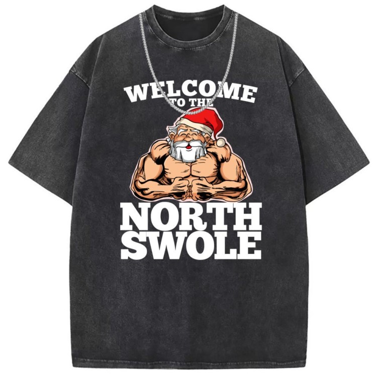 Printed crewneck casual fashion trend T-shirt