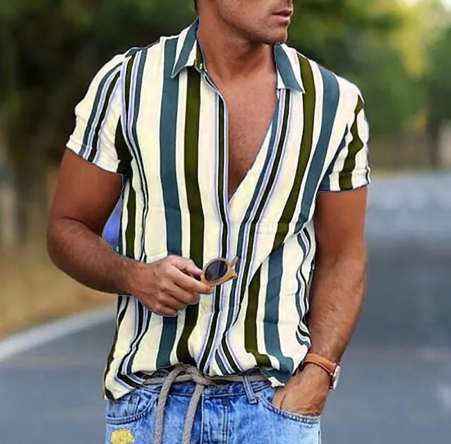 Printed casual fashion trend shirt