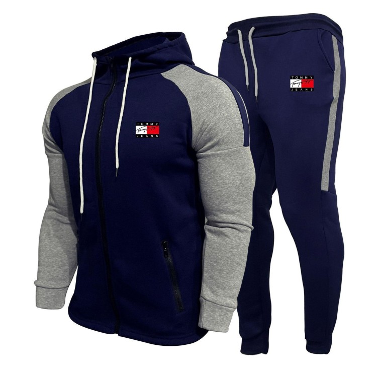 Color-block casual trend sportswear