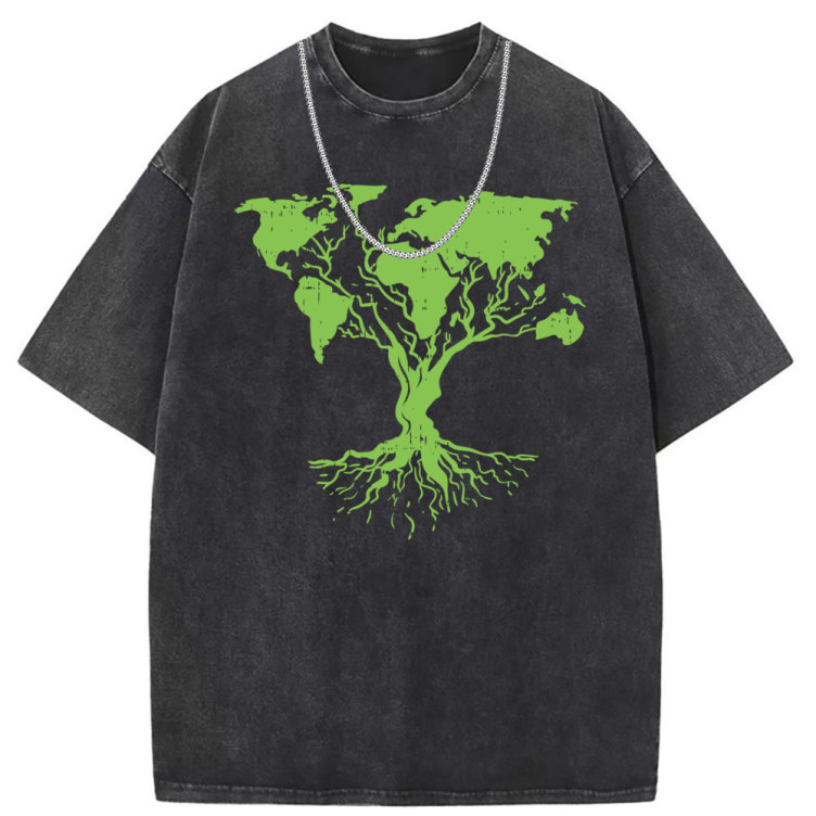 Printed casual crewneck trend T-shirt