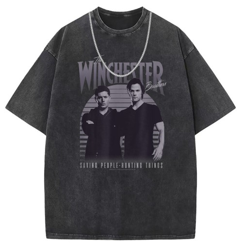 Printed casual crewneck trend T-shirt