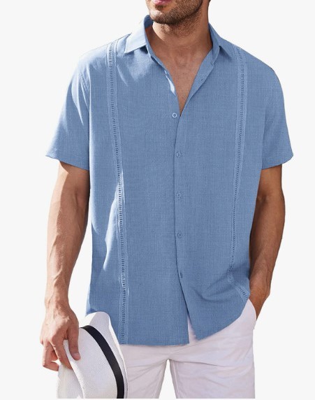 Casual short-sleeved trend shirt