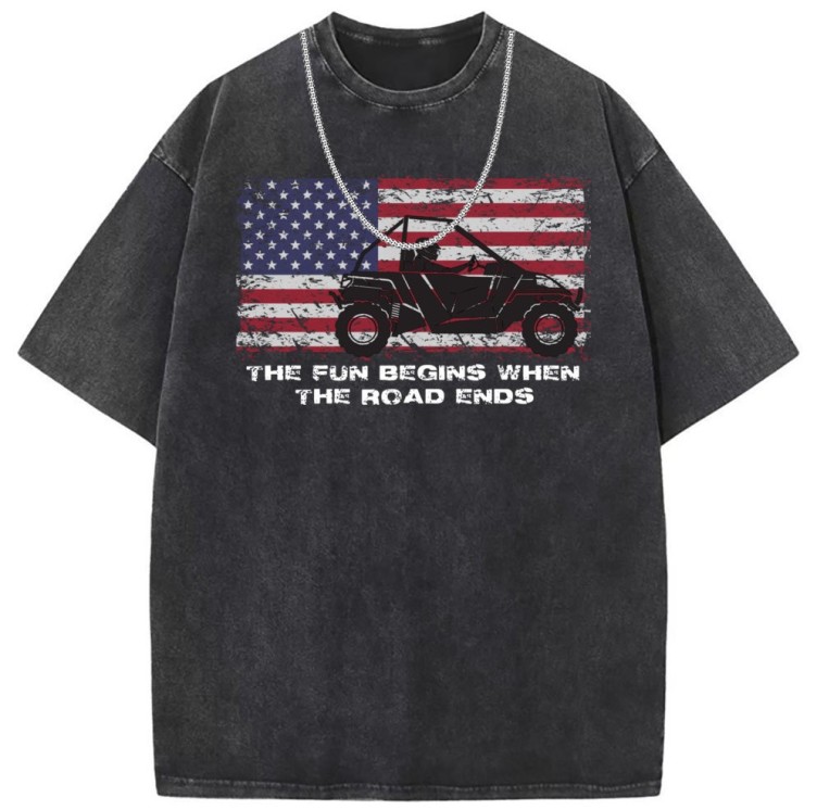 Printed casual crewneck trend T-shirt