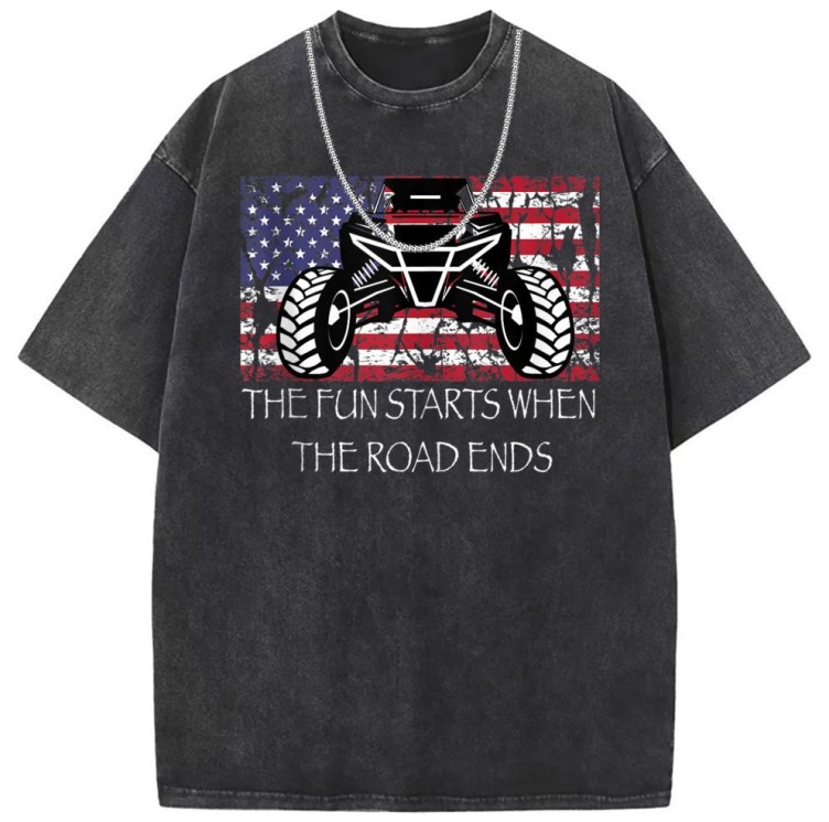 Printed casual crewneck trend T-shirt
