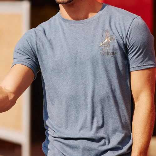 Patterned print casual short-sleeved trend T-shirt