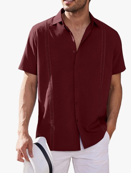 Casual short-sleeved trend shirt