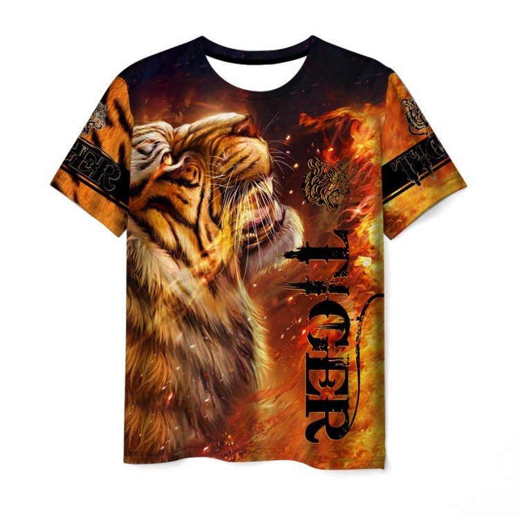 Animal print casual trend T-shirt