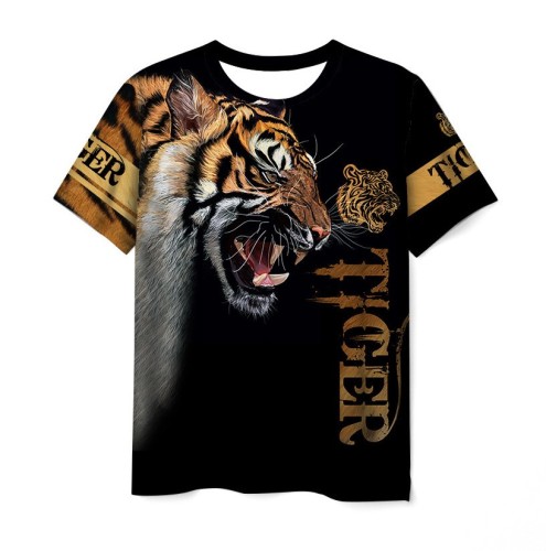 Animal print casual trend T-shirt