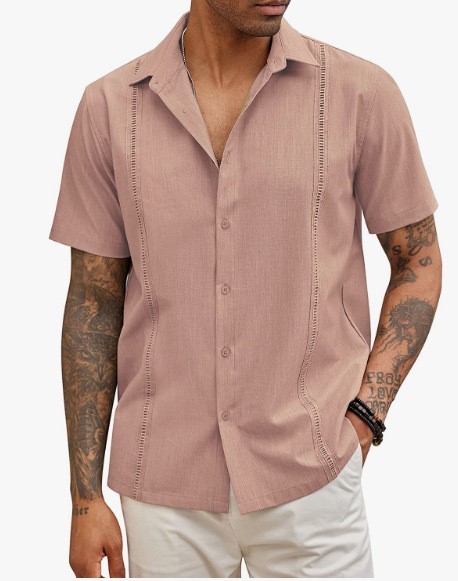 Casual short-sleeved trend shirt