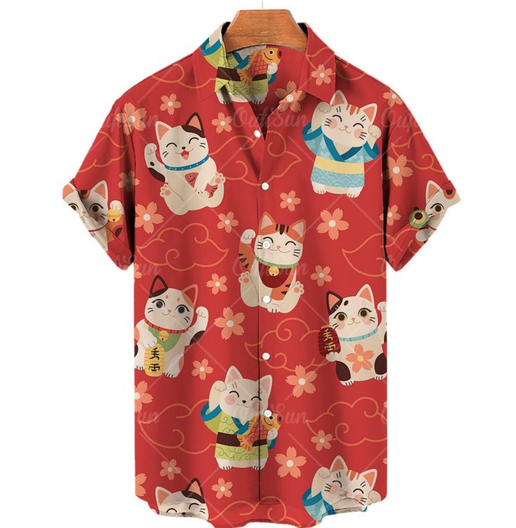 Printed casual fashion trend shirt