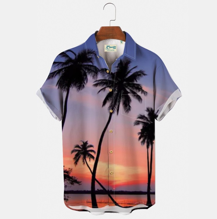Printed casual fashion trend shirt