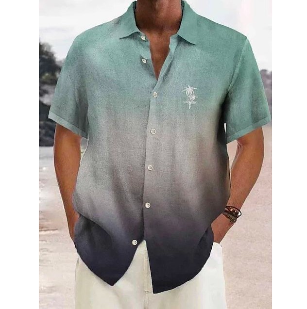 Digital printed casual trend shirt