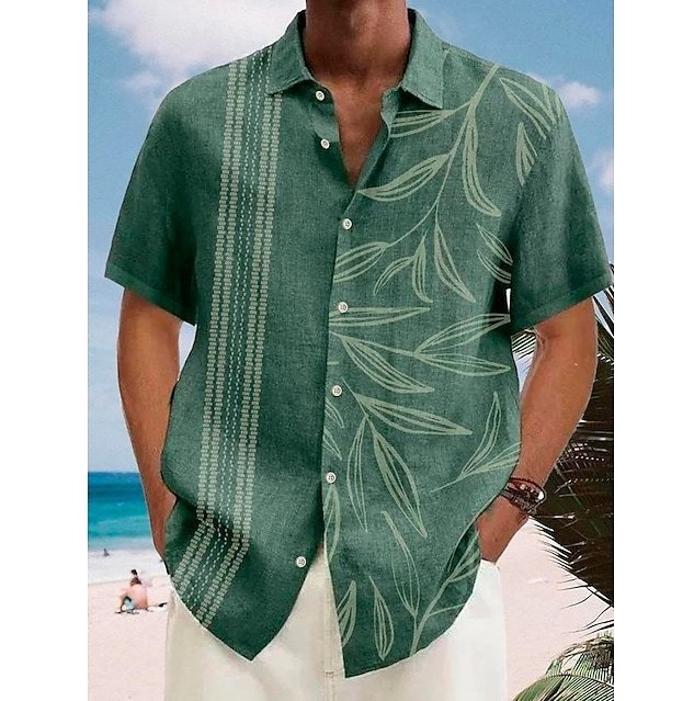 Digital printed casual trend shirt