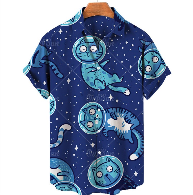 Printed casual fashion trend shirt