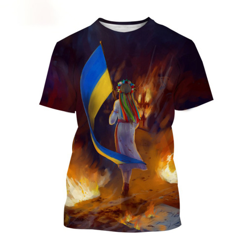 Digital printing sports trend T-shirt
