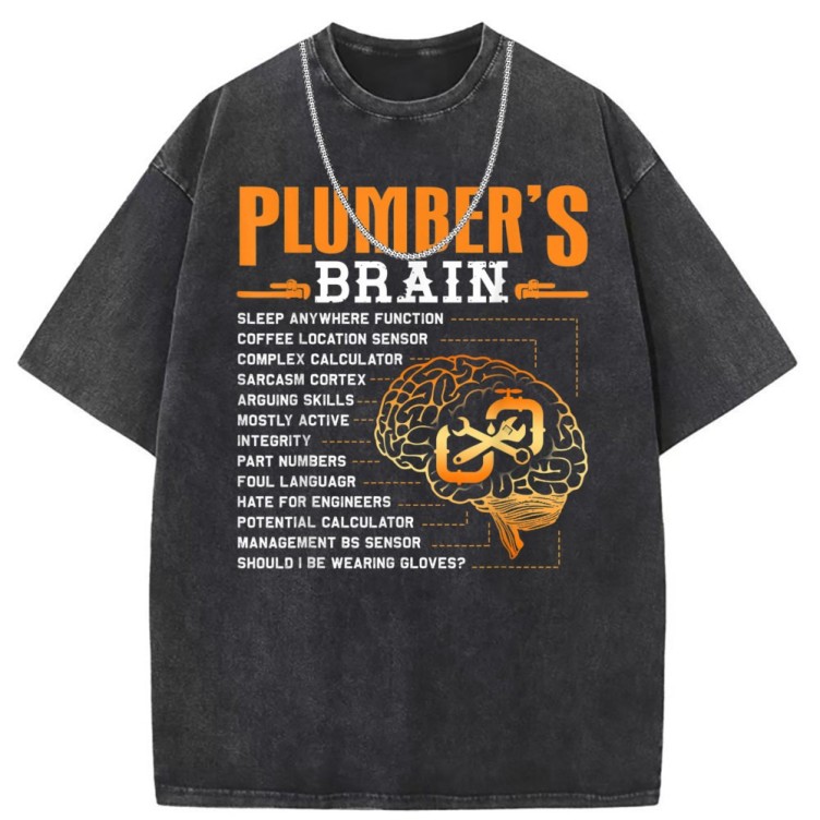 Graphic print trendy fashion T-shirt