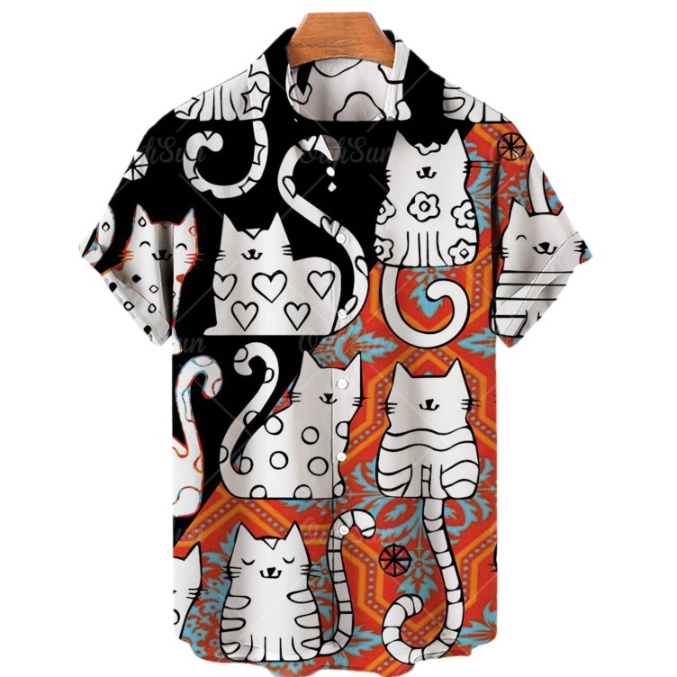 Printed casual fashion trend shirt