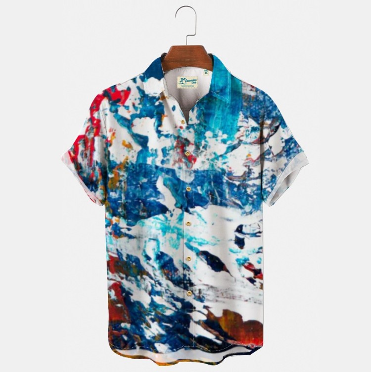 Printed casual fashion trend shirt