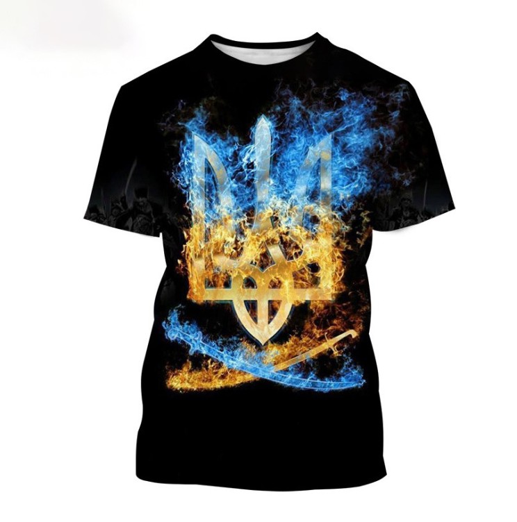 Digital printing sports trend T-shirt