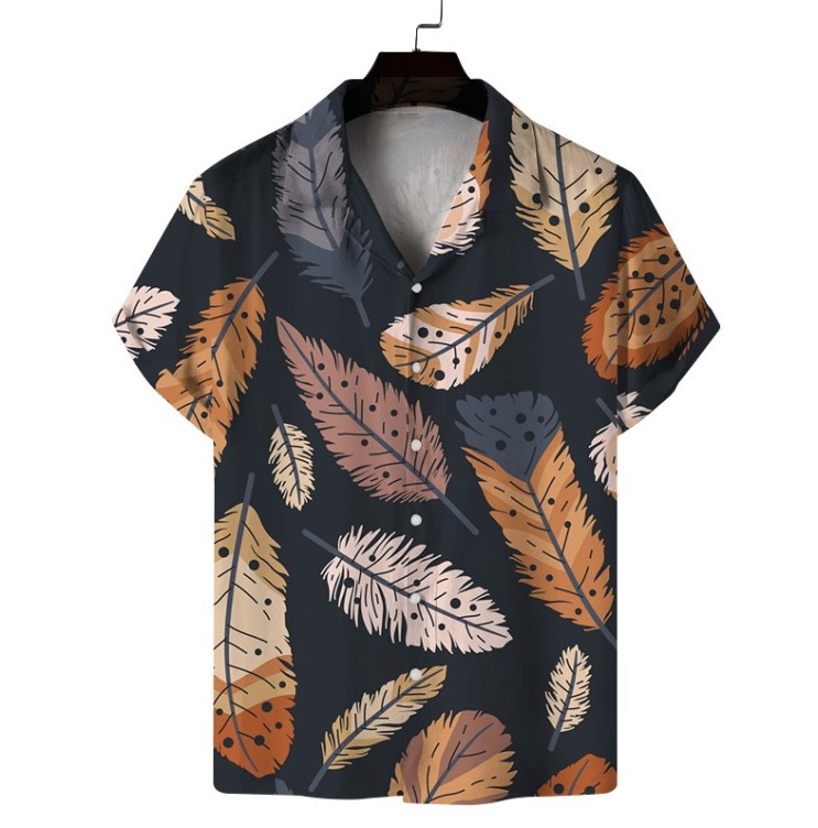 Digital printed casual trend shirt