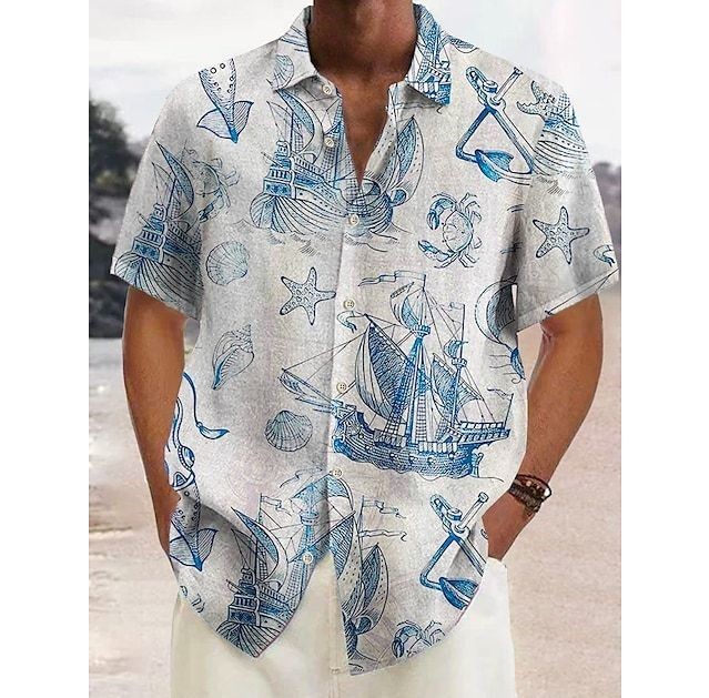 Printed casual fashion trend shirt