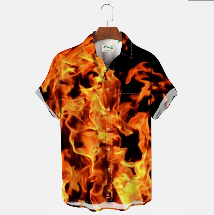Printed casual fashion trend shirt
