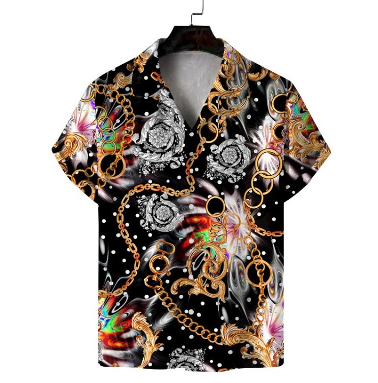 Digital printed casual trend shirt