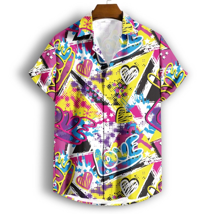 Printed casual fashion trend shirt