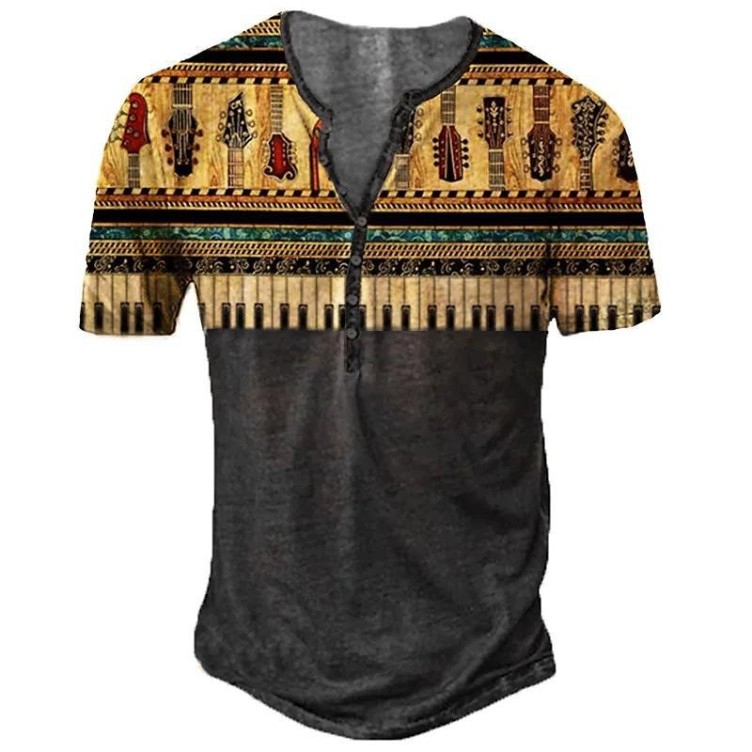 Digital printed street fashion trend T-shirt
