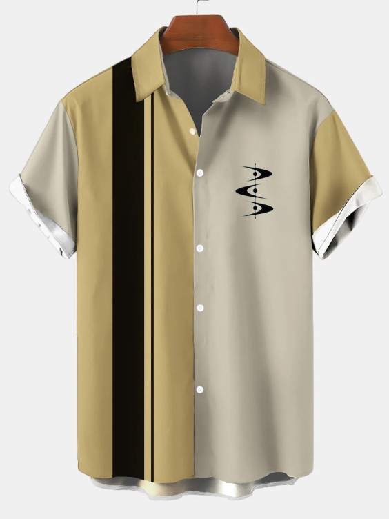 Digital printed casual trend shirt