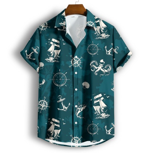 Printed casual fashion trend shirt