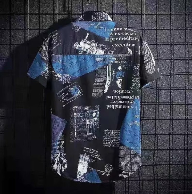 Printed casual fashion trend shirt