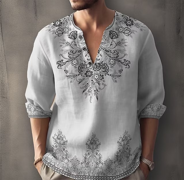 Printed casual fashion trend shirt