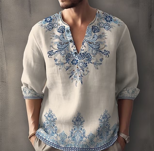 Printed casual fashion trend shirt