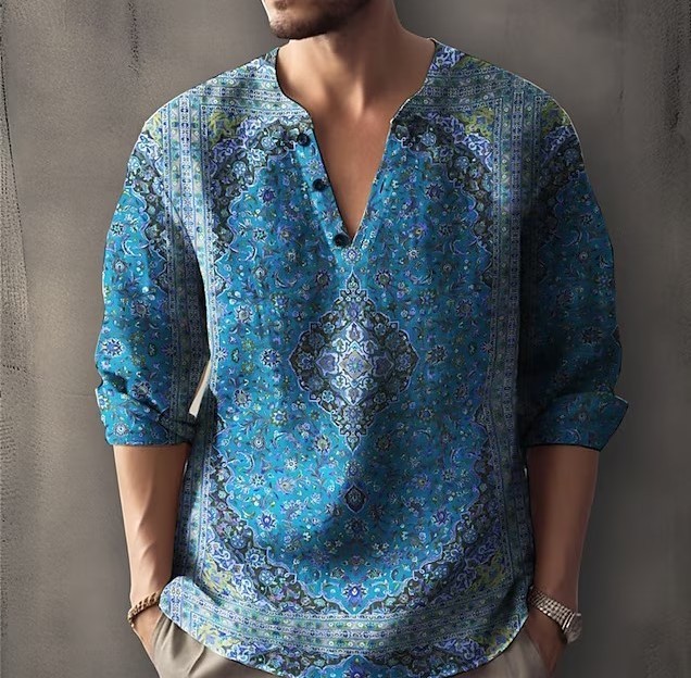 Printed casual fashion trend shirt