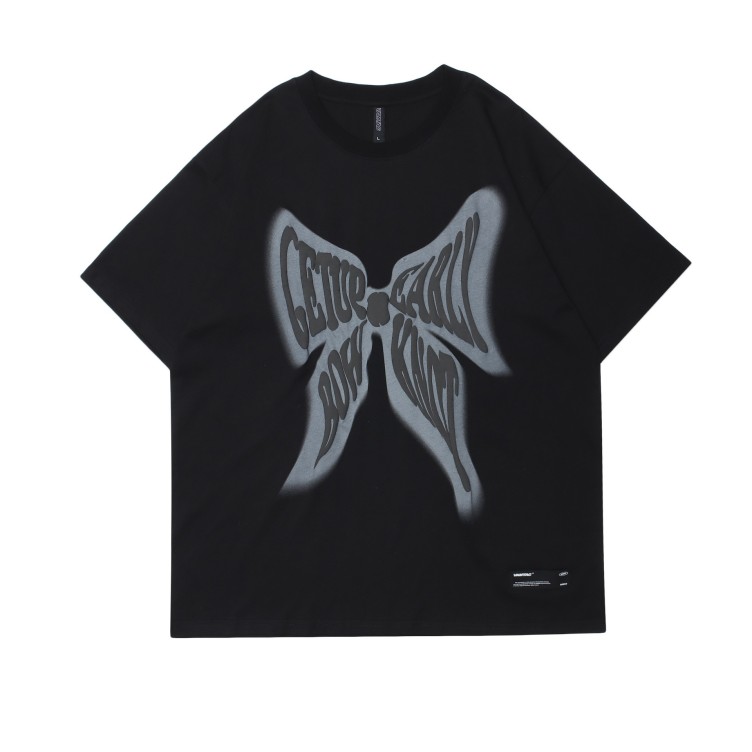 Monogram print casual fashion trend T-shirt