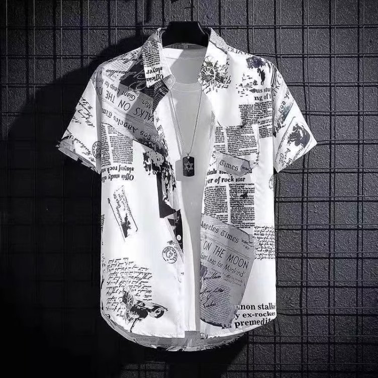Printed casual fashion trend shirt